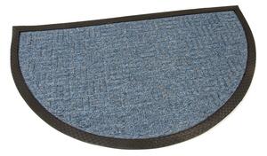 Textilní čisticí rohož Criss Cross 45 x 75 x 1 cm, modrá