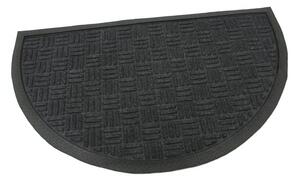 Textilní čisticí rohož Criss Cross 45 x 75 x 0,8 cm, černá