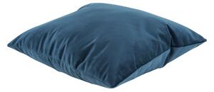 Polštář čtvercový sametový 40 cm Cushion Tender tmavě modrý Present Time (Barva- tmavě modrá)