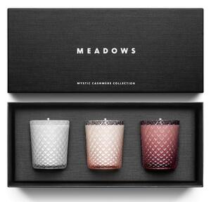 Dárková kolekce svíček Meadows - Mystic Cashmere 3 x 80 g