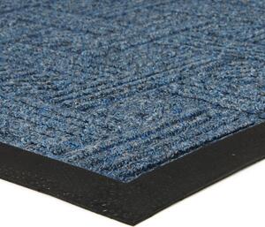Textilní čisticí rohož Crossing 45 x 75 x 0,8 cm, modrá