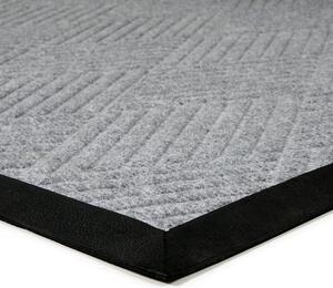 Textilní čisticí rohož Crossing Lines 120 x 180 x 1 cm, šedá