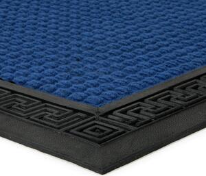 Textilní čisticí rohož Little Squares 45 x 75 x 0,8 cm, modrá