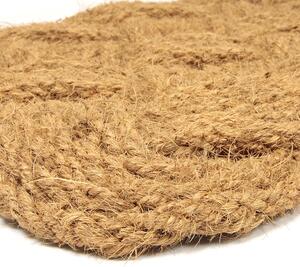 Kokosová čisticí rohož Jumbo Rectangle 45 x 75 x 3,5 cm, hnědá