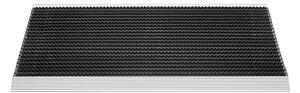 Venkovní čisticí rohož s hliníkovým nájezdem Outline 40 x 60 x 2,2 cm, černá