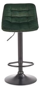 Barová židle Kinsley, zelená / černá