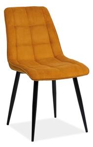 Jídelní židle Chic III, žlutá / černá