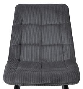 Jídelní židle Chic III, šedá / černá