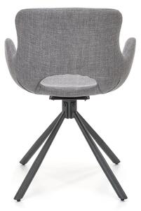 Jídelní židle Kade, šedá / černá