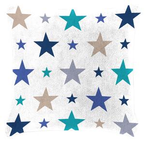 Mistral home Dětský polštářek beránek Mistral Home Starry sky modrá hvězdičky 40x40 cm