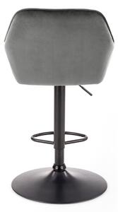 Barová židle Gavin, šedá / černá