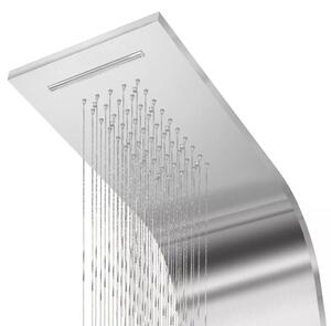 Sprchový panel set z nerezové oceli | zaoblený