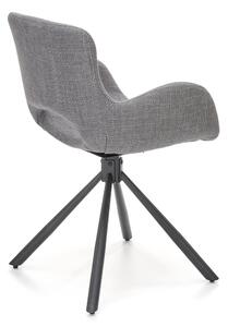 Jídelní židle Kade, šedá / černá