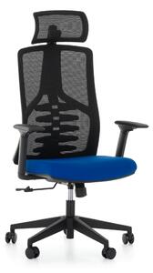 Kancelářská židle Taurino, modrá / černá