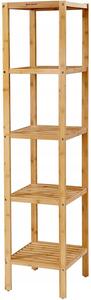 Regál Songmics 33 cm x 146 cm x 33 cm odstíny hnědé