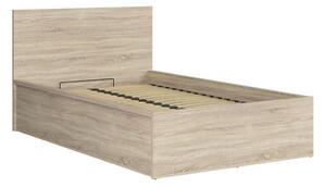 Jednolůžková postel 120 cm BRW Tetrix 6 (dub sonoma) (s roštem) (s úl. prostorem)