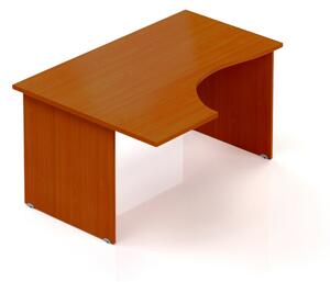 Ergonomický stůl Visio 140 x 100 cm, levý, třešeň