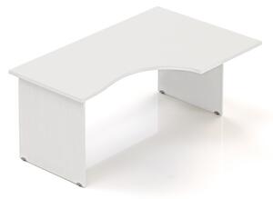 Ergonomický stůl Visio 160 x 100 cm, pravý, bílá