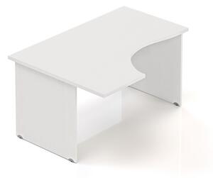 Ergonomický stůl Visio 140 x 100 cm, levý, bílá