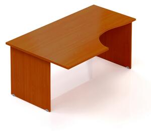 Ergonomický stůl Visio 160 x 100 cm, levý, třešeň