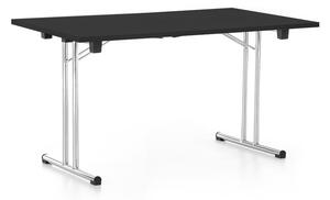 Skládací stůl 140 x 80 cm, černá