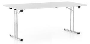 Skládací stůl 180 x 80 cm, světle šedá