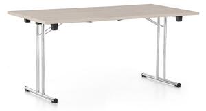 Skládací stůl 160 x 80 cm, dub