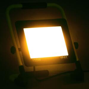 LED reflektor s rukojetí 100 W teplé bílé světlo