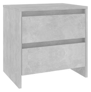 Noční stolek Imani - 45x34,5x44,5 cm | betonově šedý