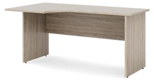 Ergonomický stůl Impress 160 x 90 cm, levý, dub sonoma