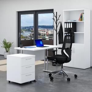 Sestava kancelářského nábytku Visio 2, 120 cm, bílá