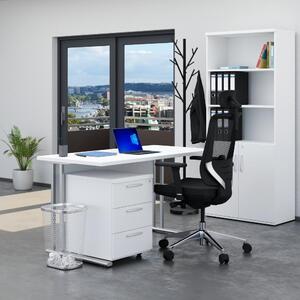Sestava kancelářského nábytku Visio 2, 140 cm, bílá