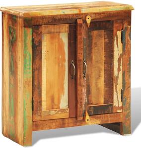 Skříňka z recyklovaného masivního dřeva - 2 dvířka | vintage