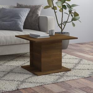 Konferenční stolek hnědý dub 55,5 x 55,5 x 40 cm dřevotříska