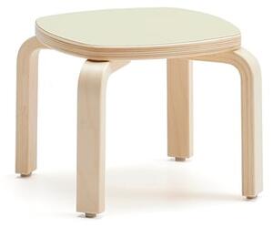 AJ Produkty Stolička VIDE, výška 260 mm, bříza/zelená