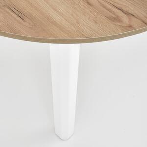 Jídelní stůl Russell, dub kraft / bílá