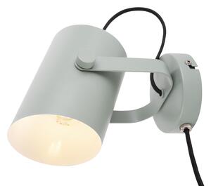 Nástěnná lampa Snazzy šedozelená Leitmotiv (Barva - šedozelená matná, kov)