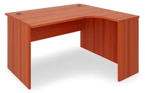 Rohový stůl SimpleOffice 140 x 120 cm, pravý, třešeň