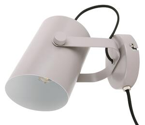 Nástěnná lampa Snazzy šedá Leitmotiv (Barva - šedá matná, kov)