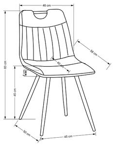 Jídelní židle Olindo, zelená