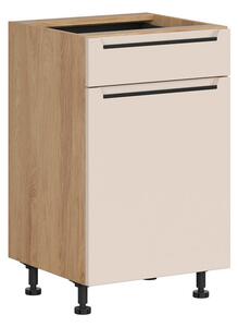 BRW Kuchyně Family Line Iris D1S-50/82-L/SFB, dub hikora/alhamra mat