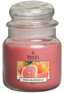 PRICE´S MIDI svíčka ve skle Růžový grapefruit - hoření 90h