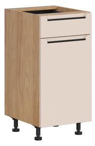 BRW Kuchyně Family Line Iris D1S-40/82-P/SFB, dub hikora/alhamra mat
