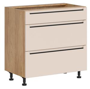 BRW Kuchyně Family Line Iris D2S-80/82-2SFB/B, dub hikora/alhamra mat