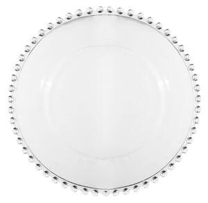 Skleněný dezertní talíř Pearl 21 cm