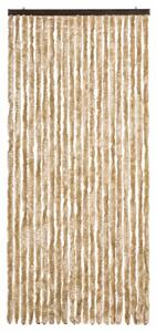 Závěs proti hmyzu béžový 90 x 220 cm Chenille