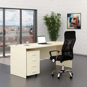 Sestava kancelářského nábytku SimpleOffice 1, 180 cm, bříza
