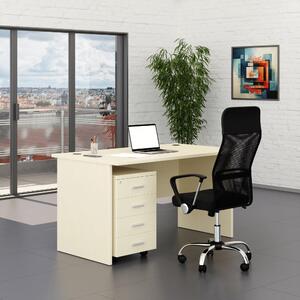 Sestava kancelářského nábytku SimpleOffice 1, 140 cm, bříza
