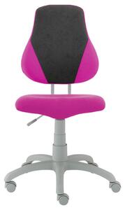 OTOČNÁ ŽIDLE PRO MLADÉ, černá, pink Xora - Dětské otočné židle