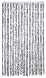 Závěs proti hmyzu bílošedý 118 x 220 cm Chenille